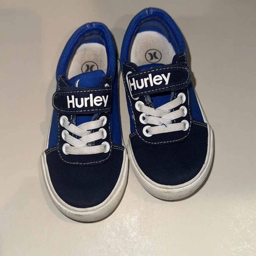 Hurley Kids' Blue and Black Sneakers
